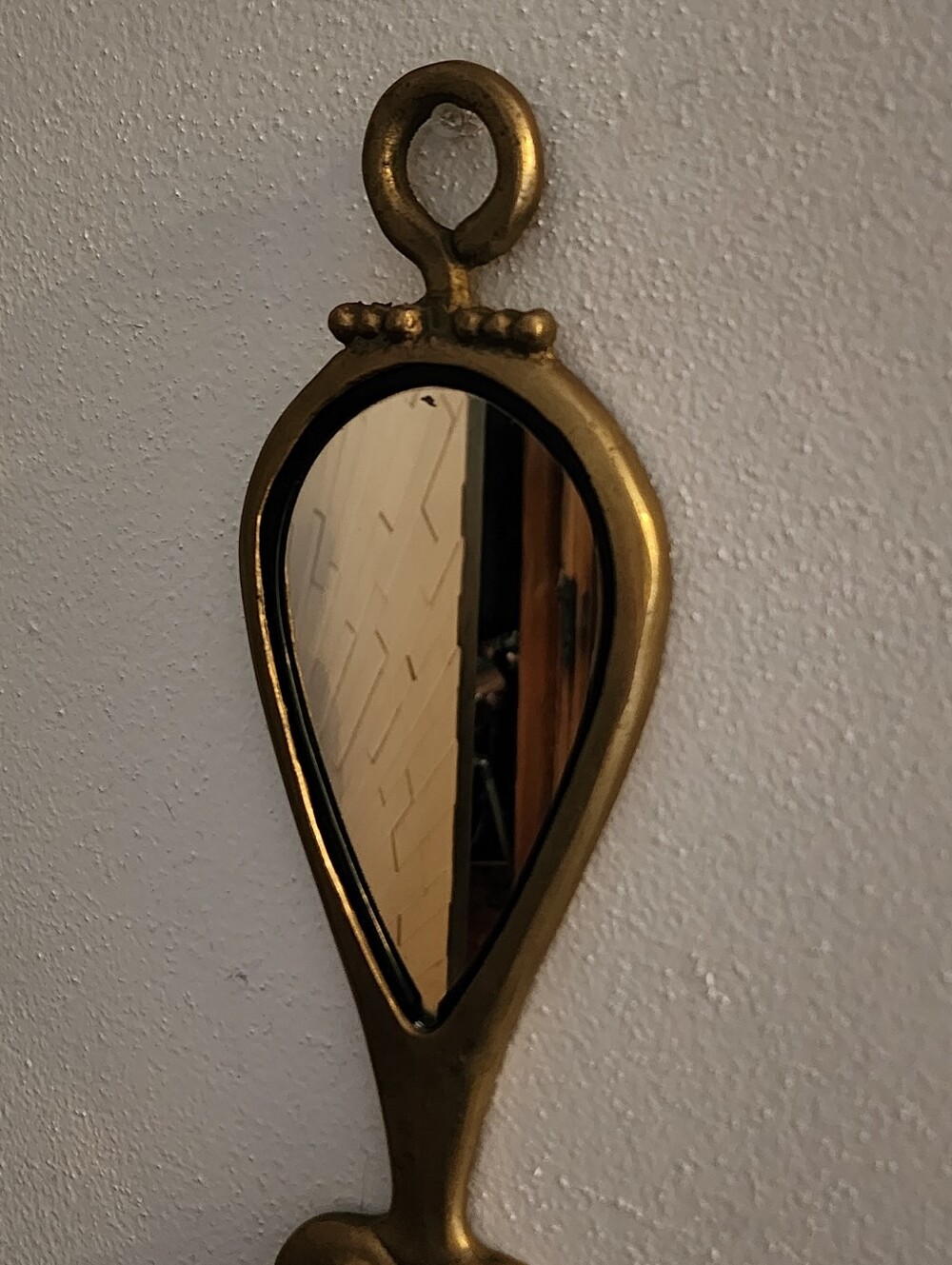 Vintage MCM Cat Wall Mirror - Picture 3 of 8